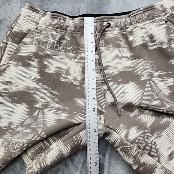 Reebok Shorts Mens XL Tan Brown Momentum 9" Pull On Drawstring Workout Casual - Picture 11 of 14